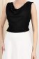 Top din lurex negru mulat cu decolteu cazut - StarShinerS 4 - StarShinerS.ro
