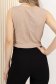 Top din lurex mocha mulat cu decolteu cazut - StarShinerS 6 - StarShinerS.ro