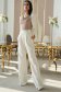 Top din lurex mocha mulat cu decolteu cazut - StarShinerS 2 - StarShinerS.ro