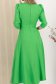 StarShinerS zelen haljina midi cloche georgette 6 - StarShinerS.hr