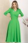 StarShinerS zelen haljina midi cloche georgette 2 - StarShinerS.hr