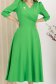 StarShinerS zelen haljina midi cloche georgette 3 - StarShinerS.hr