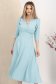 StarShinerS plava svijetla haljina midi cloche georgette 2 - StarShinerS.hr