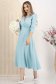 StarShinerS plava svijetla haljina midi cloche georgette 1 - StarShinerS.hr