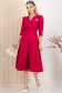 StarShinerS fuksija haljina midi cloche georgette 3 - StarShinerS.hr