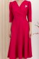 StarShinerS fuksija haljina midi cloche georgette 4 - StarShinerS.hr