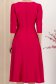 StarShinerS fuksija haljina midi cloche georgette 6 - StarShinerS.hr