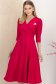 StarShinerS fuksija haljina midi cloche georgette 1 - StarShinerS.hr