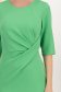Rochie din stofa elastica verde tip creion crapata pe picior - StarShinerS 6 - StarShinerS.ro