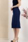 Fusta din stofa elastica bleumarin midi tip creion cu talie inalta - StarShinerS 3 - StarShinerS.ro
