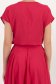 Bluza dama din voal fuchsia cu croi larg si volanas asimetric frontal  - StarShinerS 5 - StarShinerS.ro