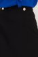 Fusta din stofa premium elastica neagra scurta cu un croi in A si nasturi decorativi - StarShinerS 5 - StarShinerS.ro