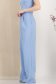 Pantaloni lungi din stofa premium elastica albastru-deschis evazati cu buzunare laterale - StarShinerS 3 - StarShinerS.ro
