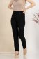 Pantaloni lungi din stofa premium elastica negri conici cu talie inalta - StarShinerS 5 - StarShinerS.ro