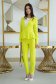 Pantaloni lungi din stofa premium elastica verde lime conici cu talie inalta - StarShinerS 2 - StarShinerS.ro