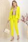 Pantaloni lungi din stofa premium elastica verde lime conici cu talie inalta - StarShinerS 5 - StarShinerS.ro