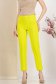 Pantaloni lungi din stofa premium elastica verde lime conici cu talie inalta - StarShinerS 1 - StarShinerS.ro