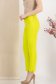 Pantaloni lungi din stofa premium elastica verde lime conici cu talie inalta - StarShinerS 3 - StarShinerS.ro
