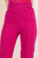 Pantaloni lungi din stofa premium elastica fuchsia conici cu talie inalta - StarShinerS 4 - StarShinerS.ro