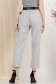 Pantaloni lungi din bumbac gri cu elastic in talie si accesoriu tip curea 4 - StarShinerS.ro