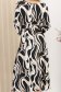 Rochie din lycra neagra midi in clos cu maneci trei-sferturi 5 - StarShinerS.ro