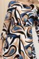 Rochie din lycra albastra midi in clos cu maneci trei-sferturi 5 - StarShinerS.ro