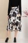 Fusta din stofa elastica neagra midi in clos cu elastic in talie si buzunare laterale 4 - StarShinerS.ro
