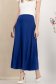 Fusta din lycra albastra midi in clos cu elastic in talie 2 - StarShinerS.ro