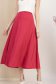 Fusta din lycra fuchsia midi in clos cu elastic in talie 6 - StarShinerS.ro