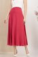 Fusta din lycra fuchsia midi in clos cu elastic in talie 7 - StarShinerS.ro