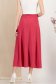 Fusta din lycra fuchsia midi in clos cu elastic in talie 4 - StarShinerS.ro