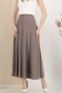 Fusta din lycra bej midi in clos cu elastic in talie 3 - StarShinerS.ro