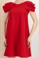 Rochie din crep rosie scurta cu croi larg - StarShinerS 5 - StarShinerS.ro