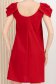 Rochie din crep rosie scurta cu croi larg - StarShinerS 6 - StarShinerS.ro