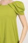 Rochie din crep verde lime scurta cu croi larg - StarShinerS 7 - StarShinerS.ro