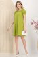Rochie din crep verde lime scurta cu croi larg - StarShinerS 4 - StarShinerS.ro