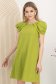 Rochie din crep verde lime scurta cu croi larg - StarShinerS 1 - StarShinerS.ro