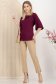 Burgundija bluza za žene širok 4 - StarShinerS.hr