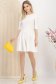 Rochie din crep ivoire scurta in clos cu umeri bufanti - StarShinerS 4 - StarShinerS.ro