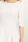 Rochie din crep ivoire scurta in clos cu umeri bufanti - StarShinerS 6 - StarShinerS.ro