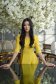 Rochie din crep galbena scurta in clos cu umeri bufanti - StarShinerS 5 - StarShinerS.ro