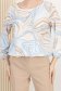 Bluza dama din georgette albastru-deschis cu croi larg si elastic in talie 4 - StarShinerS.ro