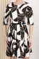 Rochie din stofa elastica neagra scurta cu pliuri si accesoriu tip curea 4 - StarShinerS.ro