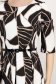 Rochie din stofa elastica neagra scurta cu pliuri si accesoriu tip curea 6 - StarShinerS.ro