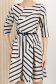 Rochie din stofa elastica bleumarin scurta cu pliuri si accesoriu tip curea 4 - StarShinerS.ro