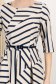 Rochie din stofa elastica bleumarin scurta cu pliuri si accesoriu tip curea 6 - StarShinerS.ro
