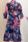 Rochie din voal mov midi in clos cu elastic in talie 5 - StarShinerS.ro