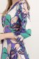 Rochie din lycra mov midi in clos cu decolteu in v 6 - StarShinerS.ro