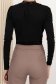 Body din lycra negru mulat cu aplicatii de dantela la decolteu 4 - StarShinerS.ro