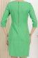 Rochie din stofa elastica verde-deschis scurta tip creion cu nasturi decorativi - StarShinerS 5 - StarShinerS.ro